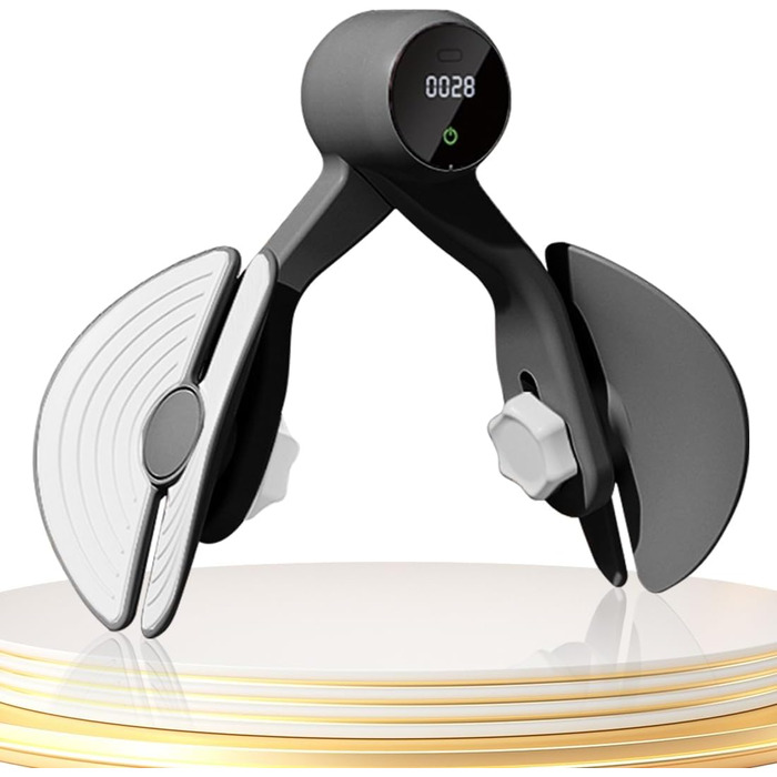 Тренування тазового дна Oberschenkel: пристрій для тренування м'язів стегон, тазу та ніг для дому, чорний