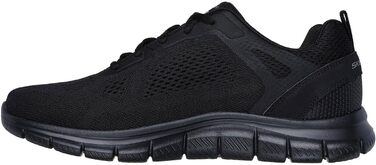 Чоловічі кросівки Skechers Burns - Agoura зі шкіри та сітки, чорні, розмір 48.5 EU