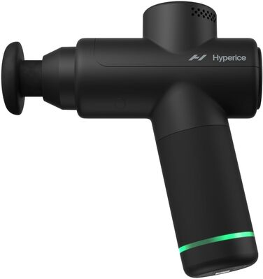 Масажний пістолет Hypervolt Go 2 з технологією Quiet-Glide, ручний, чорний