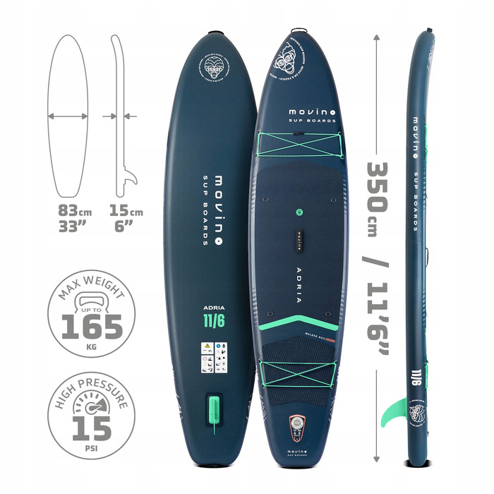 SUP-дошка Movino ADRIA 11'6