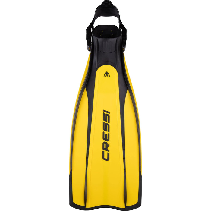 Ласти Cressi Pro Light відкриті, розмір S/M (40/41), чорні/жовті для дайвінгу