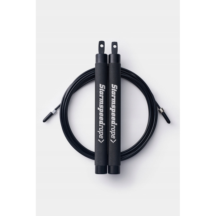 Професійна спортивна скакалка STORM SPEED ROPE SV2, чорна + чохол