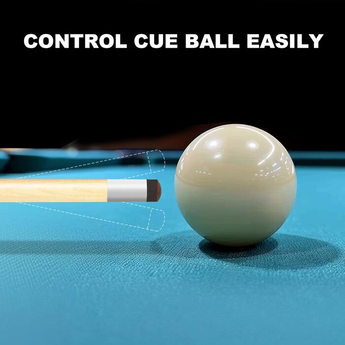 Більярдний кий 58 дюймів з насічкою 13 мм, 20oz, 4 кольори - для початківців, комерційного використання та дому