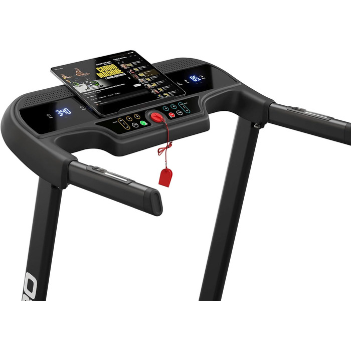 Бігова доріжка ZIPRO Pulse для дому, електрична, складана, з нахилом, швидкість 1-12 км/год, до 130 кг, 15 рівнів нахилу, амортизація, компактна, для дому