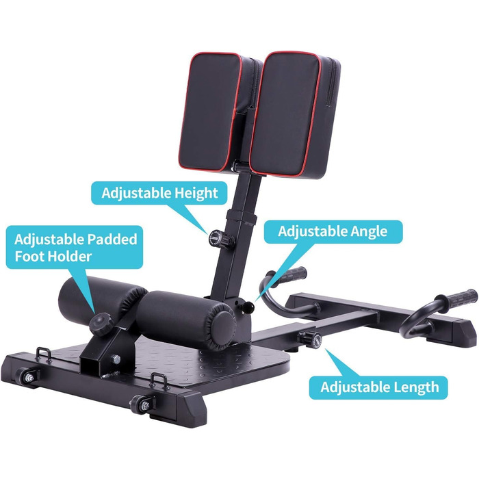 Легка фітнес Bank Deluxe 8400: Багатофункціональна лава для тренувань вдома, чорна