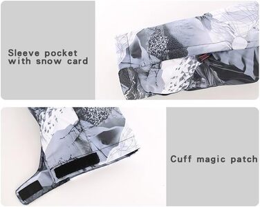 Чоловічий зимовий комбінезон для сноубордингу та катання на лижах. Водонепроникний, вітронепроникний, для туризму та альпінізму. Розмір S, колір чорний