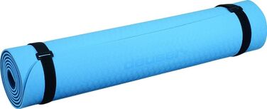 Йога-мат Deuser TPE 183x61 см для дорослих, синій