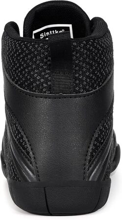 Чоловічі борцівки, боксерські туфлі, фітнес-кросівки, підошва Zero-Drop, синьо-зелені (44 EU, широкі, чорні)