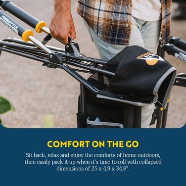 GCI Outdoor Rocker XL: розкладний крісло-гойдалка для відпочинку на природі та кемпінгу