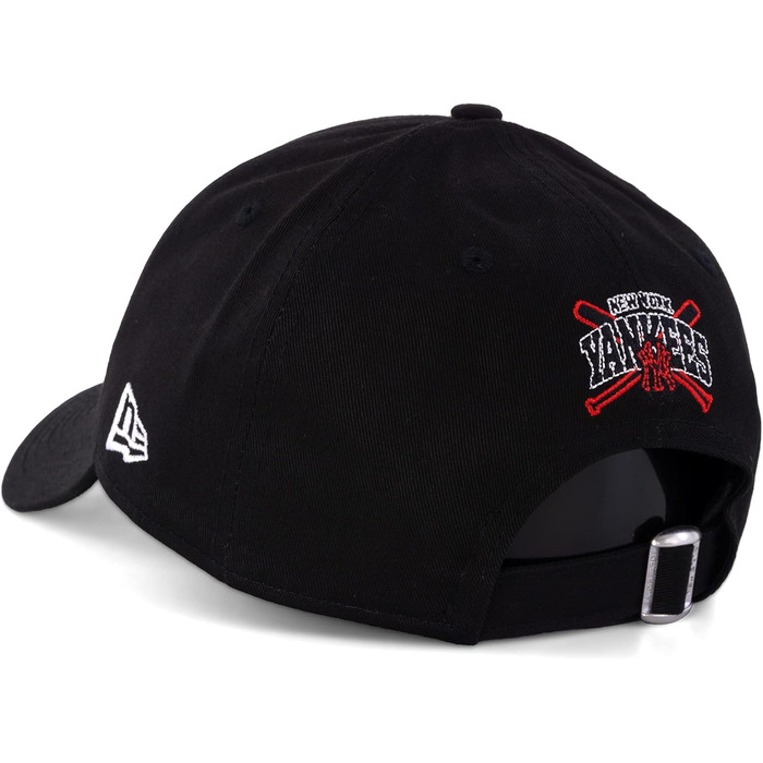 Кепка New Era New York Yankees 39thirty Flexfit чорна - розтягувана, універсальний розмір