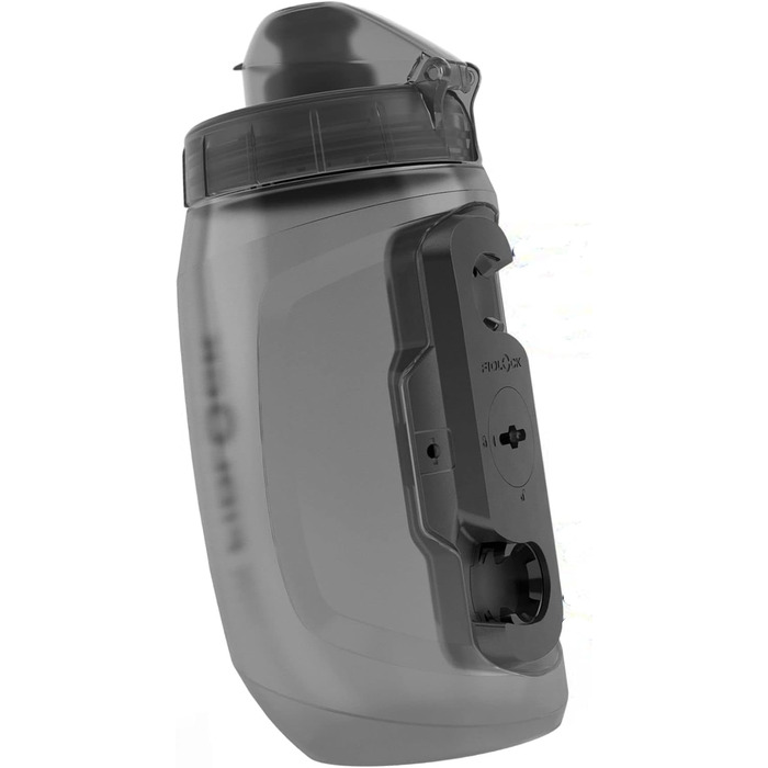 Пляшка для води Fidlock з конектором Twist, прозора чорна, 450 мл