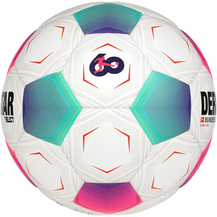Футбольний м'яч Derbystar Bundesliga Club S-Light V23, білий, розмір 4, для юнаків