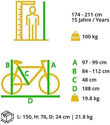 Гірський велосипед BIKESTAR, повністю амортизований, Shimano 21 швидкість, дискові гальма, колеса 26/27.5/29 дюймів, рама 15/17/19 дюймів, MTB