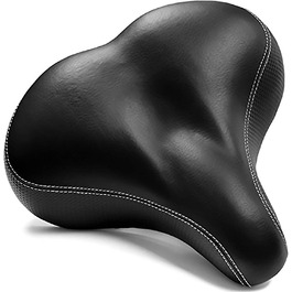 Крісло для велосипеда Bikeroo – сумісне з Peloton, м'яке крісло для жінок та чоловіків – для тренувань, вулиці та велотренажера (Indoor Bike, Elastomer)