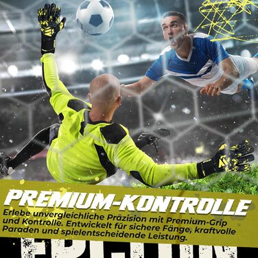 Дитячі та юніорські рукавички воротаря з латексної піни, чорні. Дихаючі та зручні рукавички для хлопчиків та дівчаток.