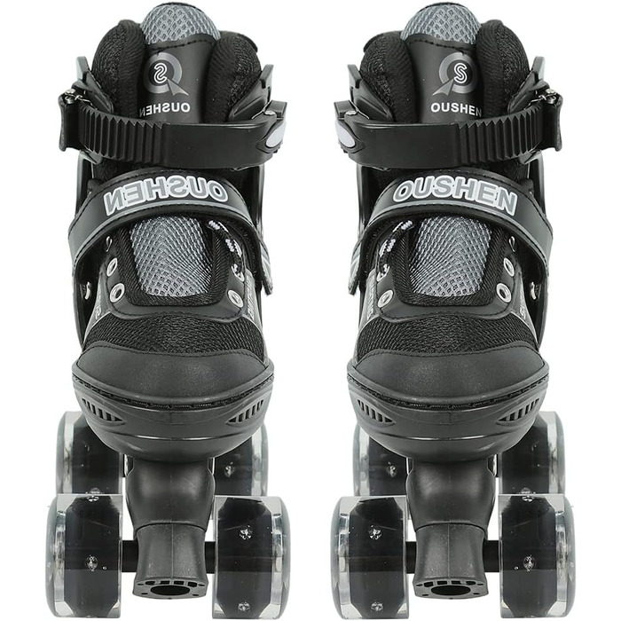 Інлайнери для дітей та дорослих | Роликові ковзани з великими колесами 76 мм | Регульовані інлайнери для дітей, підліток та дорослих | Безпечні роликові ковзани для активного відпочинку | Інлайнери з підсвічуванням, подарунок для дітей та підлітків, розмі