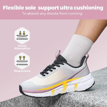 Жіночі кросівки для бігу FitVille з широкою стопою, дихаючі, легкі, для ходьби, розмір 41 EU, світло-фіолетовий