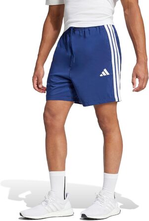 Чоловічі спортивні шорти adidas Performance Essentials Three Stripes, темно-сині/білі, розмір XL