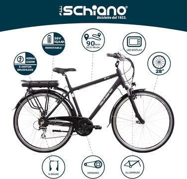 Електровелосипед F.lli Schiano E-Ride 28