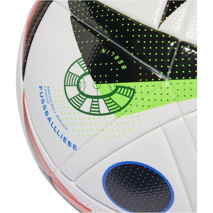 Футбольний м’яч adidas Equipment Fussballliebe League EM 2024 для тренувань