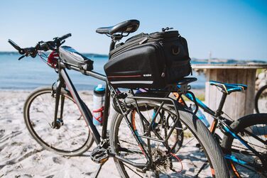 Сумка на багажник для велосипеда ZEFAL Z Traveler ZF 7049 B, водонепроникна, чорна