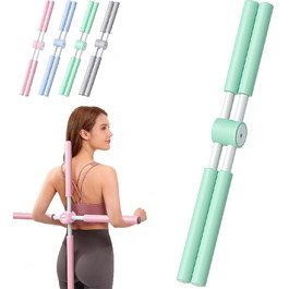 Набір для пілатесу: кільце 38 см, еластичні стрічки, м'яч, антиковзаючі шкарпетки, матеріал PP + латекс, для формування тіла вдома, підходить для жінок (A-Grün)