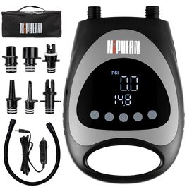 Електричний SUP насос Niphean 20PSI з автоматичним вимкненням, 12V для надування та здування SUP дощових платформ, NPNW003-L