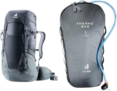 Туристичний рюкзак Deuter Futura Pro 40 л, чорний/графіт, L