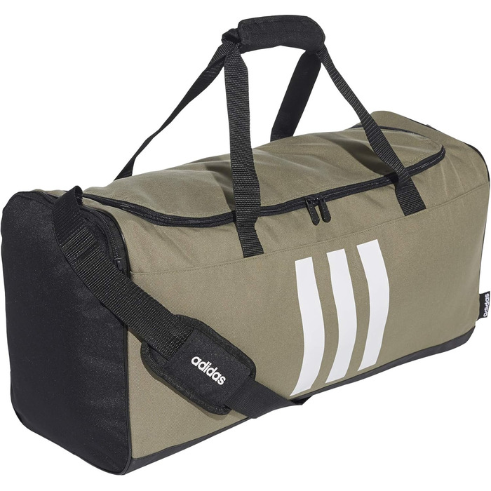 Сумка спортивна Adidas 3S Duf M, зелена/чорна/біла, універсальна, GE6153