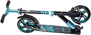 Самокат трюковий muuwmi Aluminium Scooter Deluxe 205 мм ABEC 7, регульована висота, для дітей та дорослих, сертифікат GS, бірюзовий