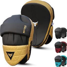 Mytra Fusion вигнуті лапи для кікбоксингу, MMA, Муай Тай, карате, для тренувань ударів, бойових мистецтв