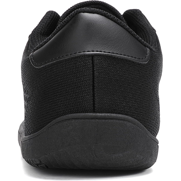 Босижні кросівки для жінок та чоловіків, мінімалістичні босижні взуття з широкою передньою частиною та нульовим перепадом, легкі дихаючі кросівки для фітнесу, хайкінгу, бігу та повсякденного носіння 40 EU широкі чорні 1125