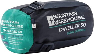 Сплячий мішок Mountain Warehouse Traveller 50 - блакитно-зелений, 220 x 80 x 50 см