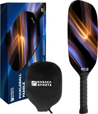 Падл для піклболу KASACA Cosmic Ray, графіт T700, карбонова поверхня, безрамковий, USAPA, одиночний