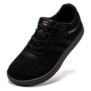 Кросівки HOBIBEAR Retro Style: Чоловічі/Жіночі, чорні, анатомічна колодка, легкі, для щоденного комфорту (46 EU)