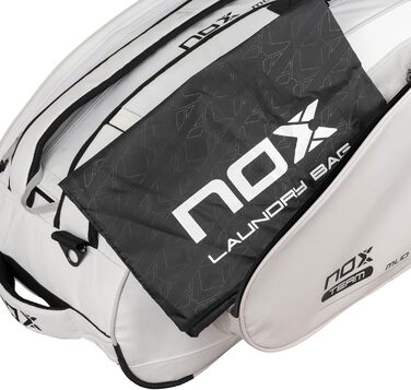 Сумка для падел Nox ML10 Team Bpml10tewhgr Біла - Професійна сумка для ракет та аксесуарів