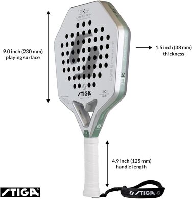 Ракетка для падел-тенісу STIGA 1.3K Ultra Light Weight Cybershape