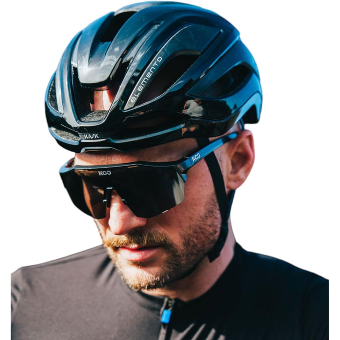 Велошолом Kask Elemento чорний, розмір M (52-58 см)