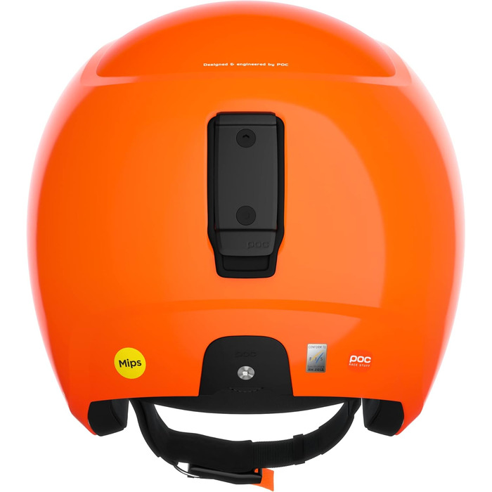 Гірськолижний шолом POC Skull Dura X MIPS з Race Lock, флуоресцентний помаранчевий, XS-S (51-54 см), для захисту на високих швидкостях