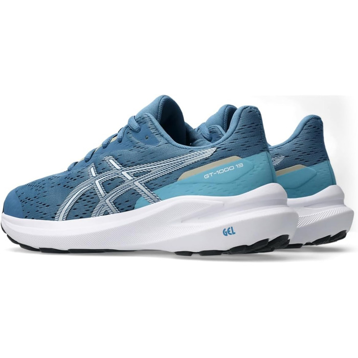Дитячі кросівки ASICS GT-1000 13 GS для дітей (6.5 Big Kid, Winter Sea Weiß)
