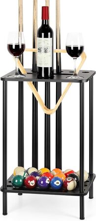 Стійка для більярдних київ Bodenständer на 6 київ, бамбук (чорний)
