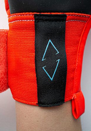 Воротарські рукавички Reusch Attrakt Gold X для дорослих, з відмінним зчепленням, внутрішнім швом, розмір 8, червоно-синьо-чорні