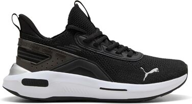 Кросівки Puma Softride Enzo 5 Hype для бігу та вулиці, 44 EU, чорний, білий, срібний