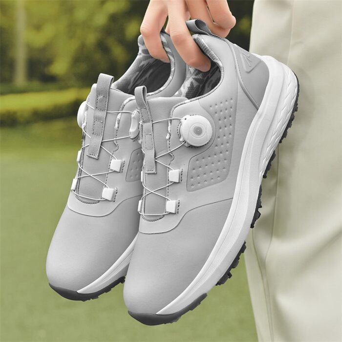 Жіночі гольф-туфлі з шипами, водонепроникні гольф-туфлі для жінок (42 EU, Сірий)