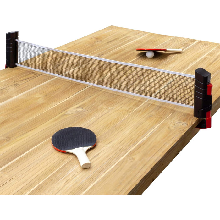 Портативний набір для настільного тенісу: 2 ракетки, 3 м'ячі, сітка, сумка для зберігання