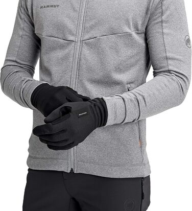 Термальні флісові рукавички Mammut Fleece Pro чорні, розмір 7