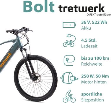 Електровелосипед TRETWERK Bolt 7 27,5