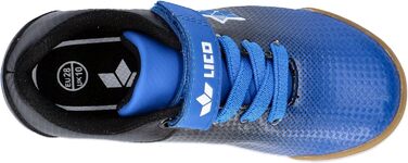 Дитячі спортивні зала́мповi туфлі Lico Sambo (38 EU, блакитний/чорний)