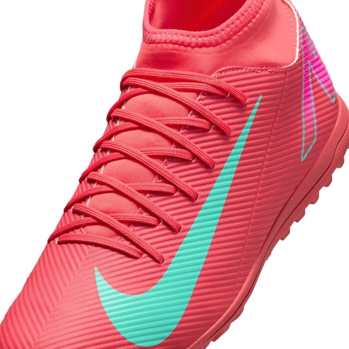 Футбольні бутси Nike Mercurial Superfly 10 Club TF Ember Glow Aurora Green (FQ8317) 45.5 EU
