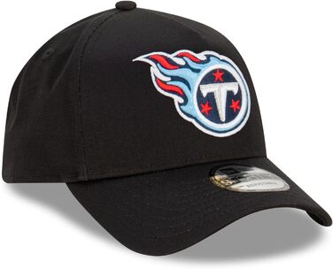 Кепка New Era NFL Tennessee Titans 9Forty A-Frame чорна, кепка бейсболка з вигнутим козирком, універсальний розмір